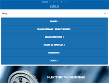 Tablet Screenshot of jens-s.dk
